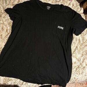 PINK Victoria's Secret Black T-Shirt